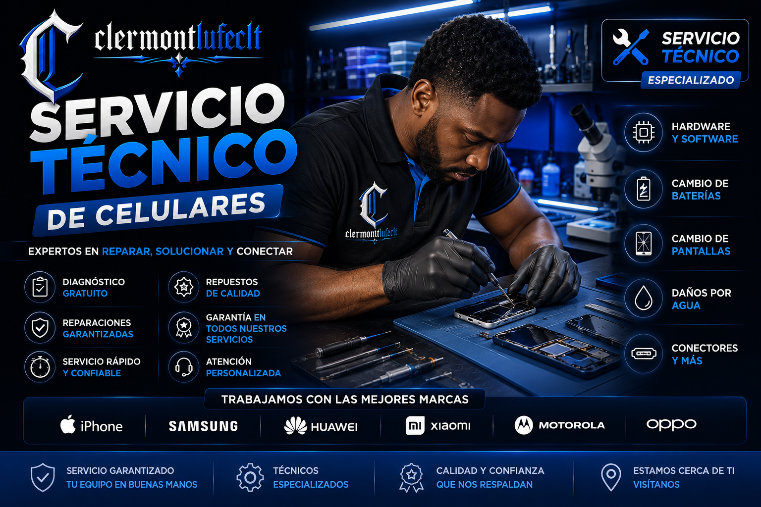 clermonlufeclt Soporte Móvil